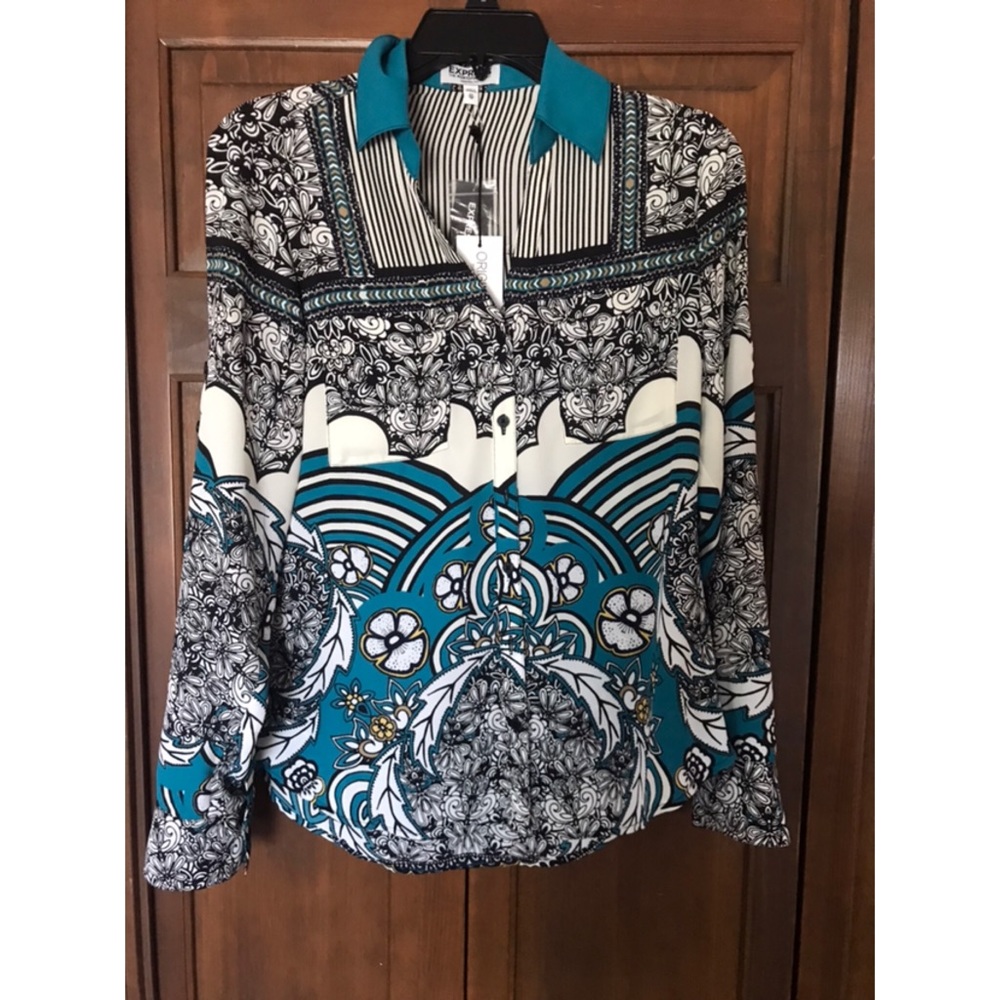 HP 🎉 NWT Express Portfolio Button Down